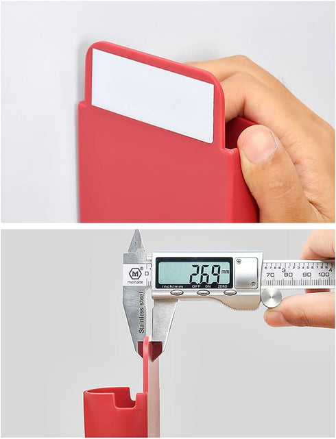 Oxxggkao Wall Mount Phone Holder Multifunction Design Stores Phone, Remote, Pencil for Home, Office, Bedroom, Bathroom