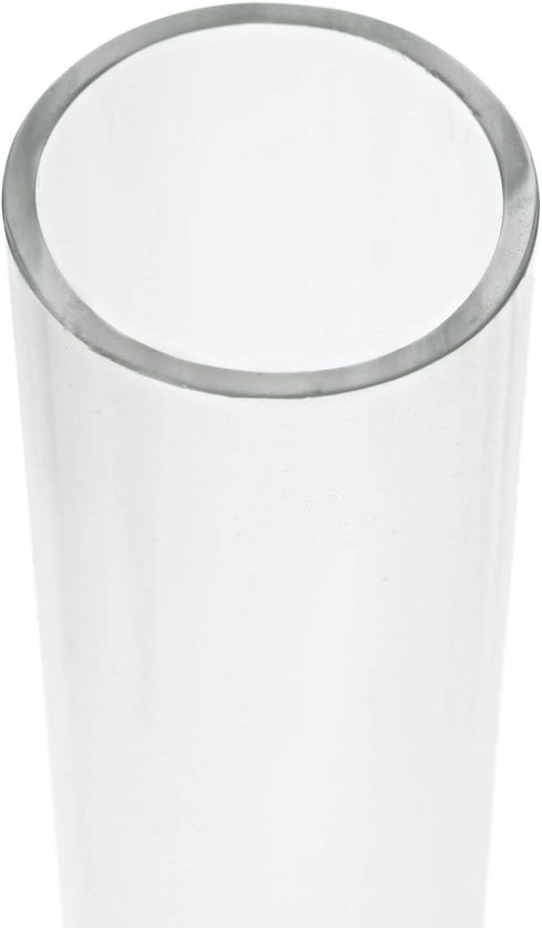 Source One Polycarbonate Unbreakable Round Clear Tube, 1 Inch Diameter, 12 Inch Long
