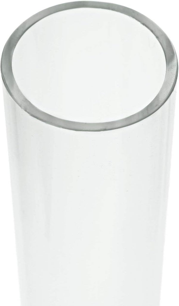 Source One Polycarbonate Unbreakable Round Clear Tube, 1 Inch Diameter, 12 Inch Long