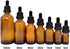 5 Pack 0.5 oz Dropper Bottles Empty Glass Dropper Bottles Leak Proof Travel Container Bottles for Essential Oil Liquids by Katutude