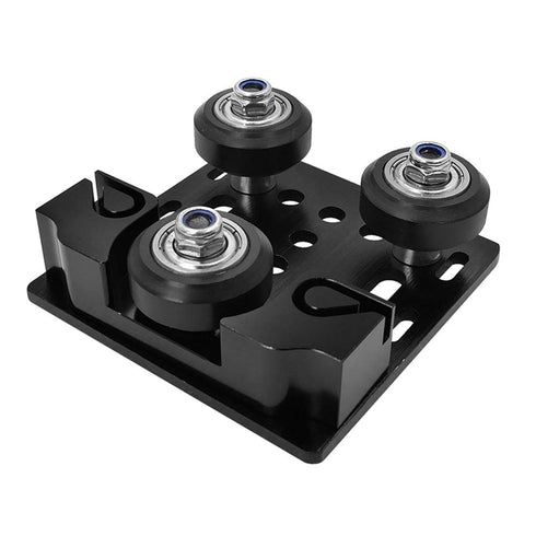 V-Wheel with Plate and 6mm Belt-Buckle for 2020 Aluminum Profile, 3D Printer Parts for CNC