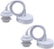 Wrpacttg Pendant Light Kit 2pcs White Cord Holder E27 Base Hanging Lamp Lantern