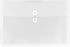 JAM PAPER Clear Plastic Envelopes with Button & String Tie Closure, Legal Booklet, 12/Pack