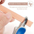 BENECREAT 6.5FT Copper Sheet Roll, 0.4" Width 18 Ga, Pure Copper Strip for DIY Projects, Unplated Metal Foil