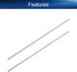 Auniwaig Round Steel Rod, HSS Solid Lathe Bar Stock Tool 1.5mm x 100mm, 10pcs for Miniature Axle, DIY Craft