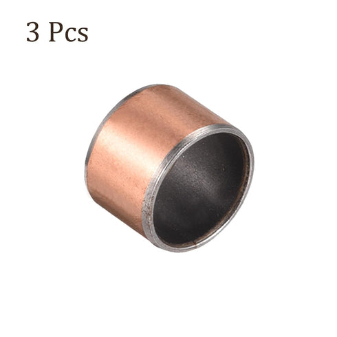3pcs 1210 Sleeve Bearings, 12mm Bore Dia x 14mm OD x 10mm Length, Oilless Bushings for Machinery Use