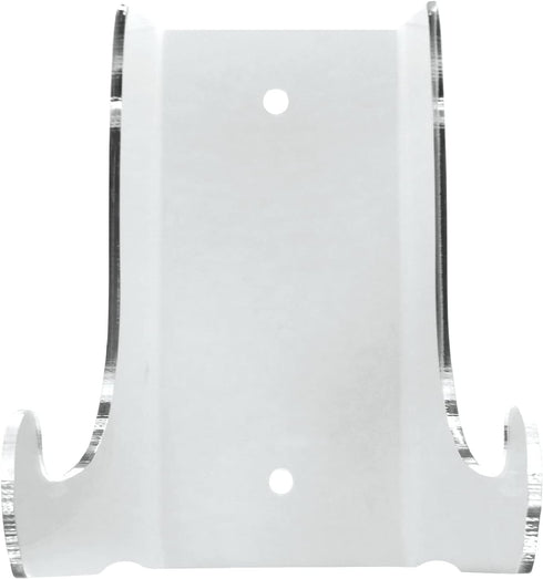 Clear Acrylic Easel - 6” Display Stand for Picture Frames, Plaques, Ceramic Tiles, Plates, and More