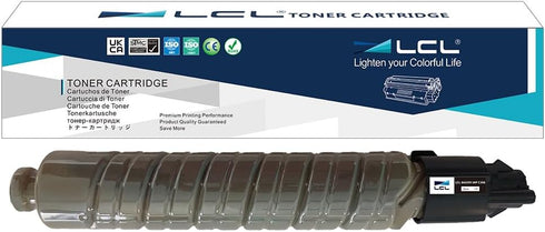 LCL Compatible Toner Cartridge Replacement for Ricoh 842091 MP C306 C307 C406 C407 (1-Pack Black)