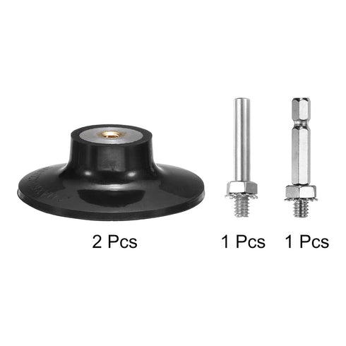 2Pack 3" 1/4" HARFINGTON Disc Pad Holder Quick Change Discs Shank Holder Mandrel for Die Grinder Sanding