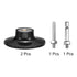 2Pack 3" 1/4" HARFINGTON Disc Pad Holder Quick Change Discs Shank Holder Mandrel for Die Grinder Sanding