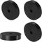 uxcell 4pcs Round Rubber Spacers 80mm OD x 12mm ID x 20mm Height Anti Vibration Bushing Grommets for Home Car