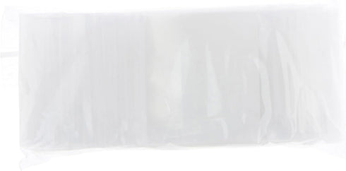 Plymor 2.5" x 3" Heavy Duty Zipper Reclosable Plastic Bags, Pack of 100, 4 Mil