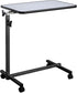 EBLSE Multifunctional Adjustable Medical Bedside Table, Mobile End Table Laptop Rolling Cart, Overbed