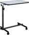 Tilting Overbed Table,Multifunctional Adjustable Bedside Table,Medical Adjustable Overbed Bedside Table with Wheels