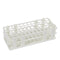 Plastic Test Tube Rack for 16mm Tubes, 60 Wells, White, Detachable (60 Hole)