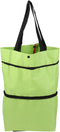 DECOMELODY Folding Trolley Bag Wheels Compact Shopping Cart Tug for Gym Travel Luggage
