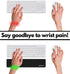 GRIFITI Slim Wrist Pad 17" x 4" x 0.25" - Ergonomic Keyboard Support for Standard Computer Keyboards
