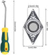 NEMTMCUA Hand Caulking Removal Tool,Steel Head Grout Cleaner Scraper Scrubber Brush Tile Joint Cleaning Brush Tiles Gap