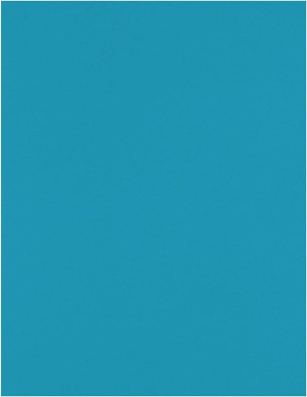 LUXPaper 8.5" x 11" Paper, Letter Size, Bright Blue, 60lb. Text, 50 Qty