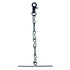 MELOTOUGH Tape Thong for Tool Belt - Electricians Tape Holder Chain with Keyring and Trigger Snap Hook, Black Plating