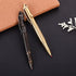 SMOOTHERPRO Solid Brass Bolt Action Pen, Heavy Duty for Gift Business Office EDC Pocket Color Natural