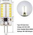 10 Pack G4 LED Bulbs, 3W Dimmable Cool White 6000K, Bi-Pin Base, 20W 30W Halogen Equivalent