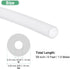 15/32"(12mm) 5/8"(16mm) 5ft(1.5M) M METERXITY Silicone Tubing, ID x OD Silicone Rubber Vacuum Tube, High Temp Water Air
