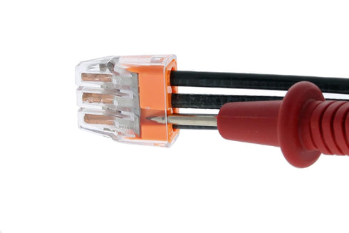 IDEAL Electrical 30-1033P Orange in-Sure Push-in 3-Port Connectors, 100-Pack