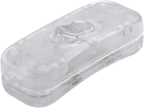Generic 303 2A 250V-Polycarbonate Push Button Switch, for Table Lamps, Desk Lamps & Floor Lamps Rocker Switch for Matte