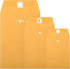 Zonon 100 Pieces Clasp Envelopes, Kraft Paper Catalog Clasp Envelope for Filing, Storing, Mailing Documents