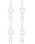 (4PCS) Hubbell Kellems Wall Switch Key Fork Key Light #1209, Tamper Proof Electrical Switch Key