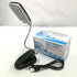 anso 28 Flexible USB Battery Power LED Light Clip-on Bedside Table Light Goose Neck Desk Lamp (White)