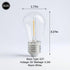 Bulb E27 3V 0.3W 2700K LED Light Base Replacement for Customized Special Table Lamp Battery Operated with Timer