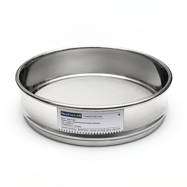 Economy Test Sieve Lab Sieves, 2800 Mesh, 4'' Diameter, 304 Stainless Steel Wire Cloth