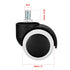 uxcell Office Chair Casters Wheels 2 Inch PU Twin Wheel M10x14mm Threaded Stem Rotate Caster White