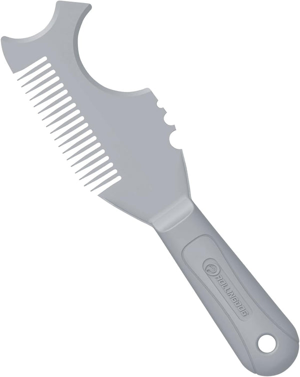 ROLLINGDOG Paint Brush/Roller Cleaner Tool, Durable Plastic Paint Brush Comb with Lightweight Handle for Washing