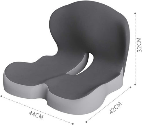 Pain,Tailbone Orthopedic Cushion, Memory Foam L Shaped Seat Cushion for Office Workers,Car Drivers, Instant Relief