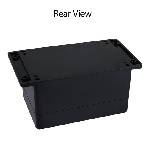 Junction Box IP65 Waterproof Dustproof ABS Plastic Universal Electric Project Enclosure, Black 6.3x4.3x3.5 inch