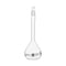 EISCO Volumetric Flask, 100ml - Class A, ASTM, Glass Stopper, Single, Blue Graduation