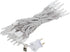 13.5 35 Bulb 4" Bulb 24" Novelty Lights Feet Clear Mini Light String on White Wire, Non-Connectable Incandescent Fairy