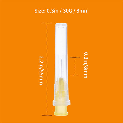 30 Luer Lock 0.3 in Laboratory Tools Pack of 100