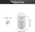 Othmro PE Plastic Lab Chemical Reagent Bottles 2pcs, 200ml/6.8oz Wide Mouth 42mmID Round Sample Liquid Storage Container Sealing Bottles White with Cap by Othmro