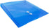 JAM PAPER Plastic Envelopes with Button & String Tie Closure - Large Square - 13 x 13 - Blue - 12/Pack