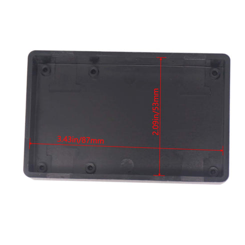 Zulkit 5Pcs Project Boxes, ABS Plastic Electrical Project Case Power Junction Box, Black 3.62 x 2.28 x 0.91 inch