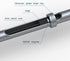 WSD 2.0mm Mechanical Pencil, Drawing Pencils, Sketch Pencils, Magnetic Control Pencil, 2B Silver Refills