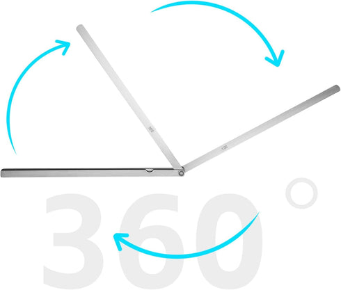 Metric Feeler Gauge Gap Measurement Tool, 12-inch Long 17 Blades 0.02-1.00mm Thickness