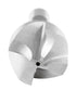 Accusize Industrial Tools 3/8'', H.S.S. Corner Rounding End Mills, 1/2'' Shank Dia