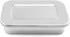 4 Pack 8 Inch QWORK Stainless Steel Instrument Tray with Lid, Metal Box for Lab, Tattoo & Esthetician Supplies