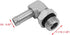 (2-PACK) 4601-10-12-NWO Hydraulic Adapter Fitting 5/8" Hose Barb × 3/4" Male (1-1/16"-12) Adjustable O-Ring Boss 90°Pipe Joints Elbow Carbon Steel by BEITERSTOE