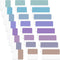 Mr. Pen Sticky Index Tabs, 360 Pcs, Pastel Sticky Tabs for Notebooks, Page Markers, Binders, and Books